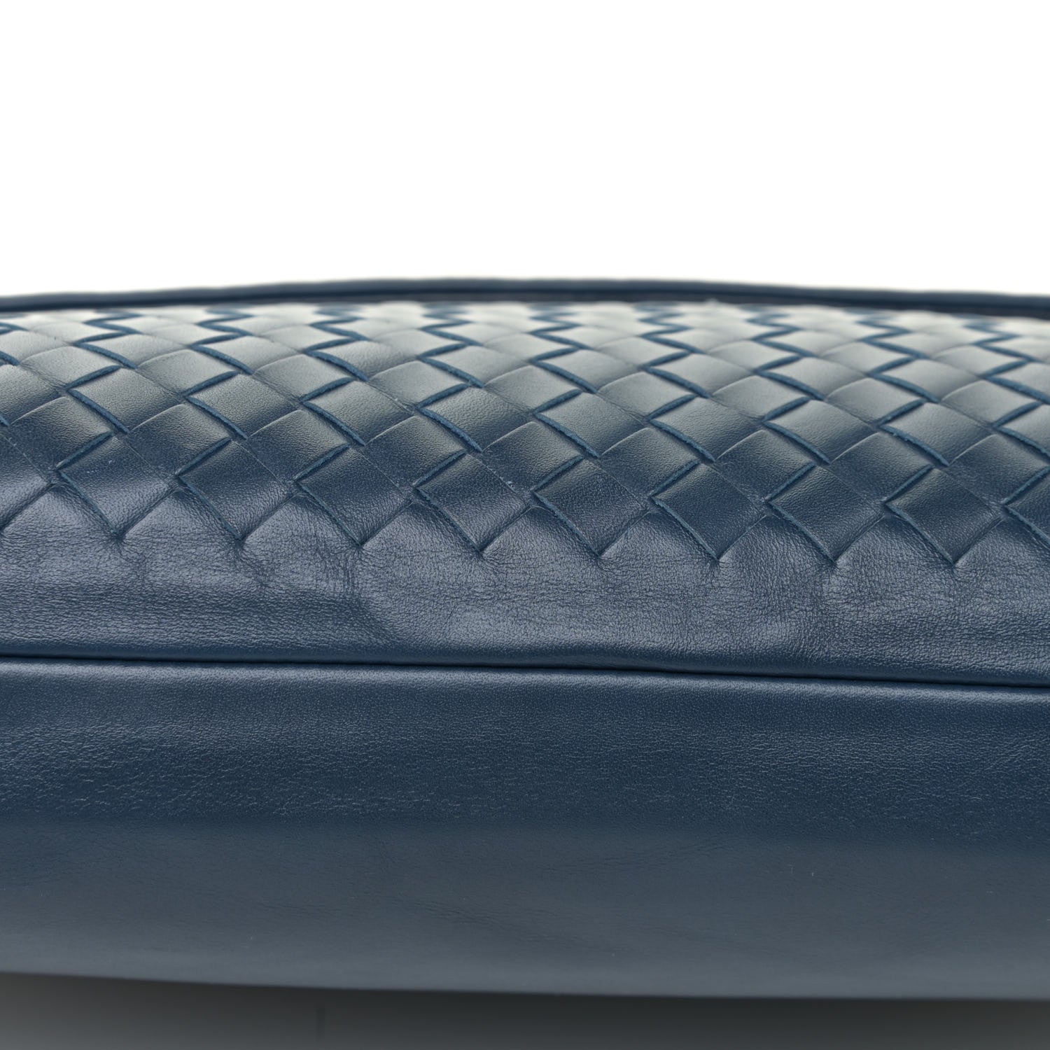 Bottega Veneta Nappa Intrecciato Flap Clutch Blue 7 of 16