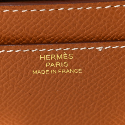 Hermes Epsom Constance Long Wallet To Go Gold 6 of 9