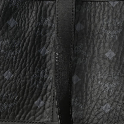 MCM Visetos Medium Delmy Shopper Tote Black 13 of 15