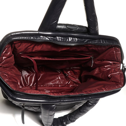 Chanel Nylon Quilted Coco Cocoon Trolley Black 5 of 10