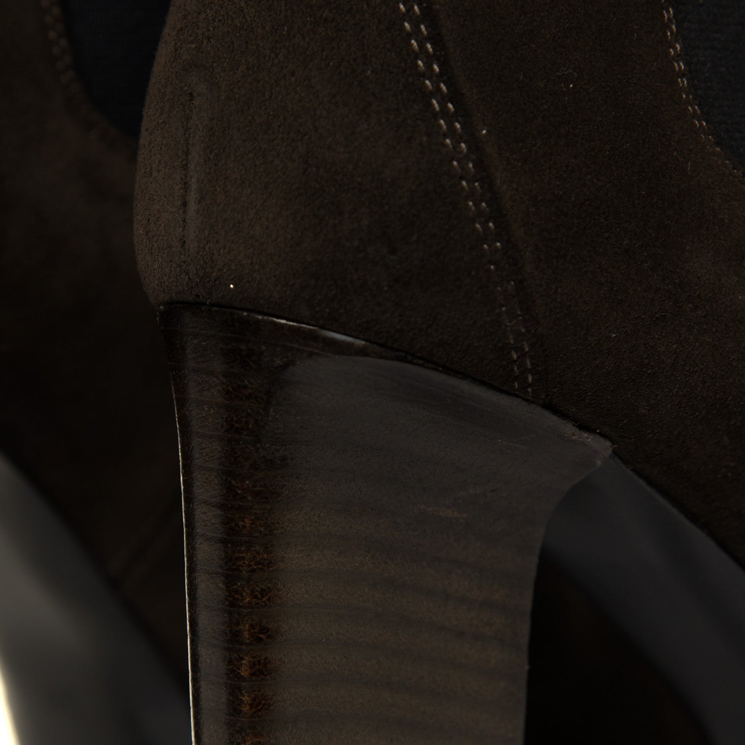 Saint Laurent Suede Vika 95 Chelsea Boot 39 Haunting Green 7 of 8