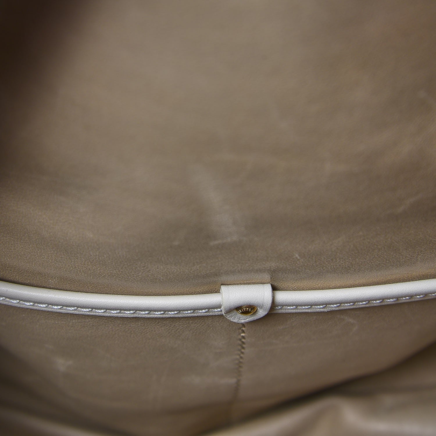 Louis Vuitton Calfskin Sac Louis White 9 of 14