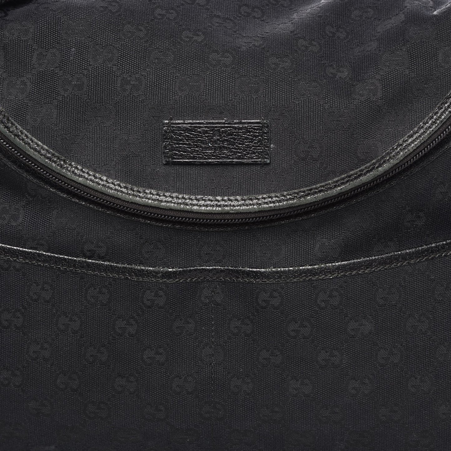 Monogram Large Diaper Bag Black