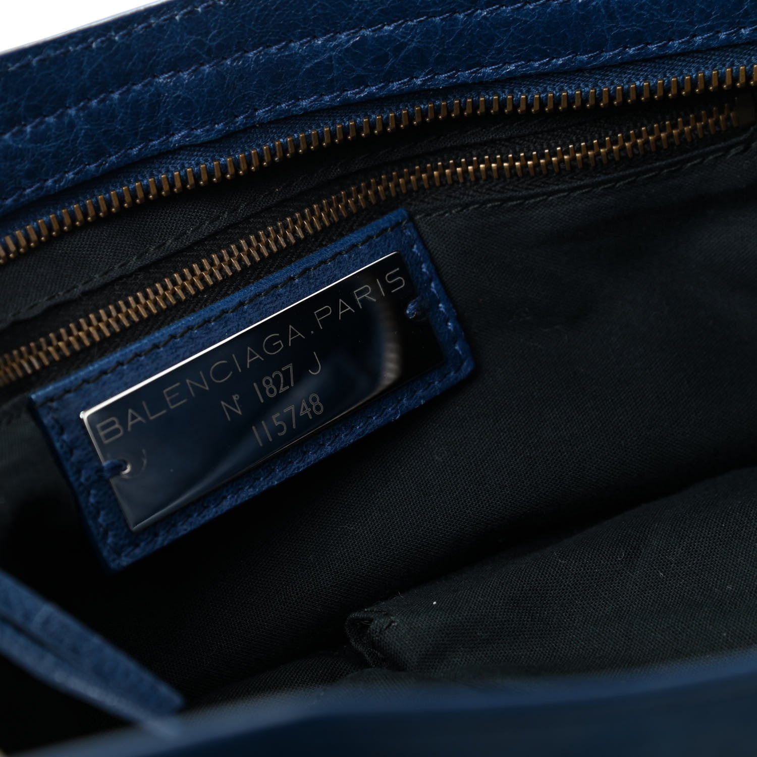 Balenciaga Chevre Classic Hardware City Bleu Mineral 8 of 9