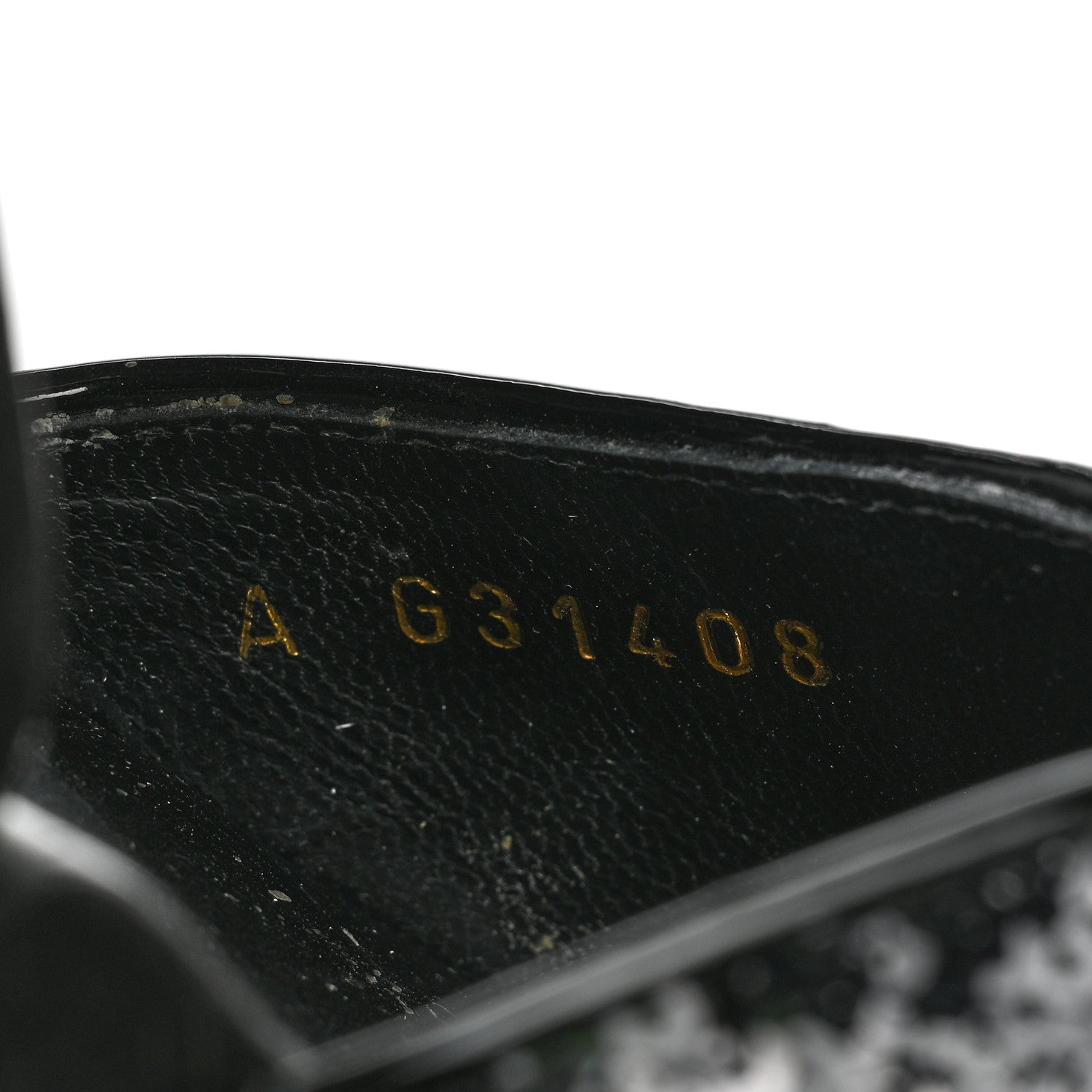 Chanel Sequin Wedge Sandals 40.5 Black 9 of 11