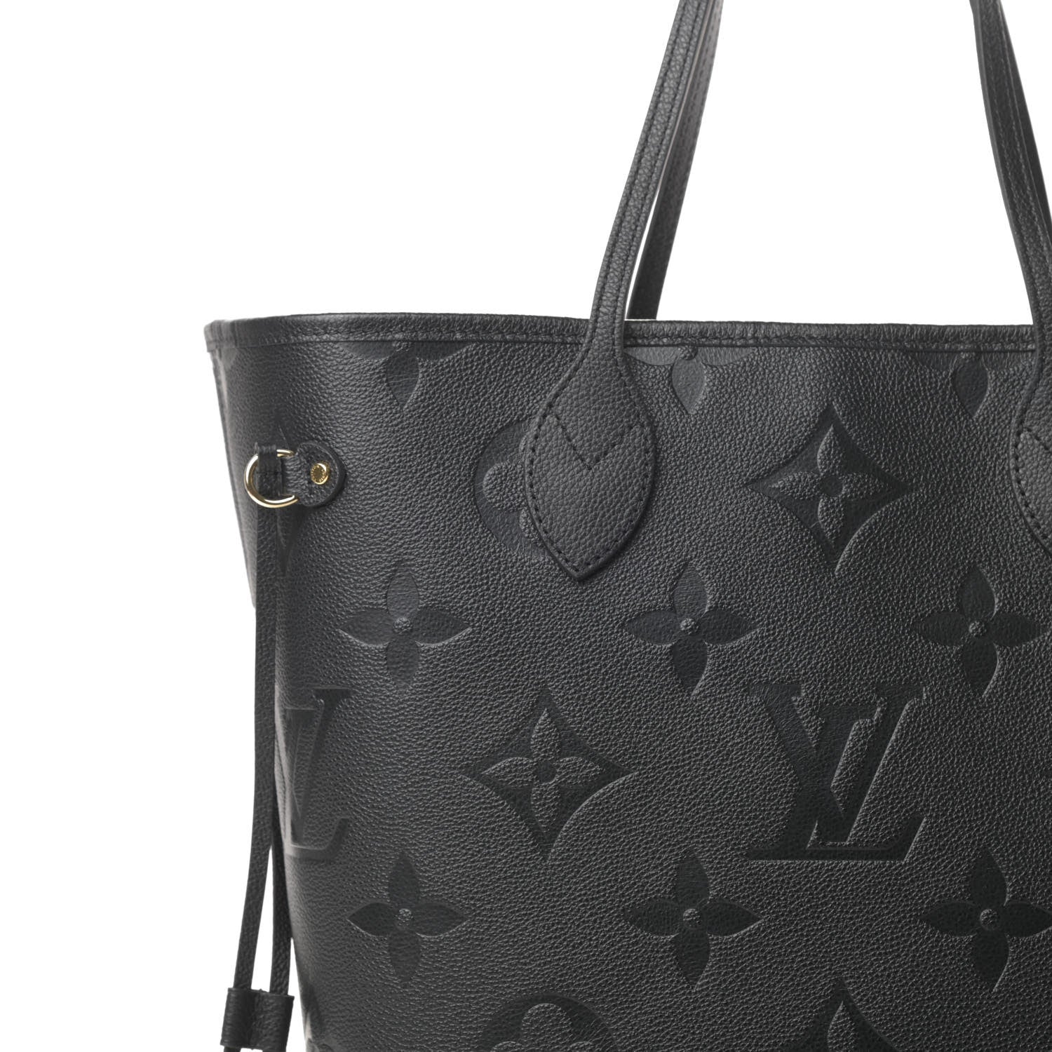 Louis Vuitton Empreinte Monogram Giant Neverfull MM Black 8 of 11