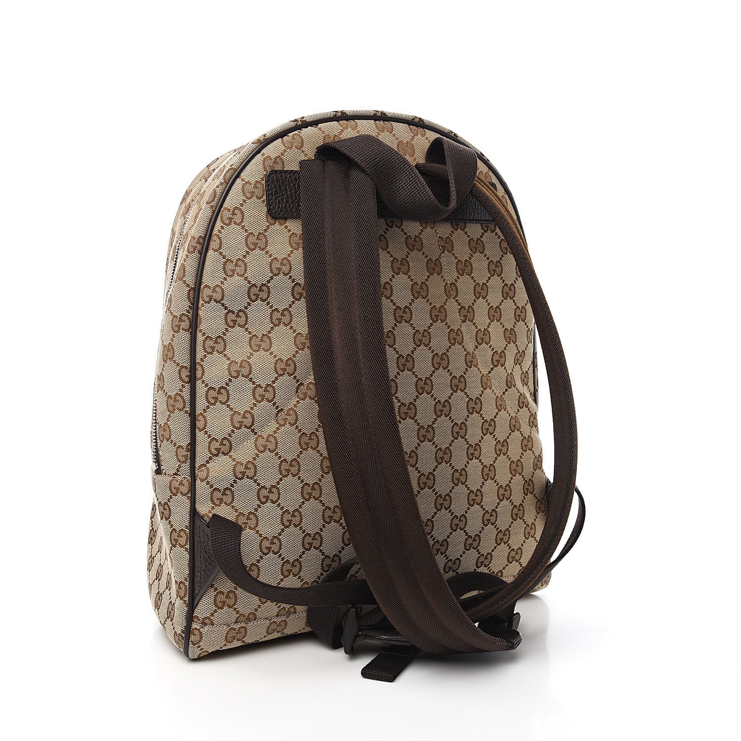 Gucci Monogram Travel Backpack Dark Brown 2 of 9
