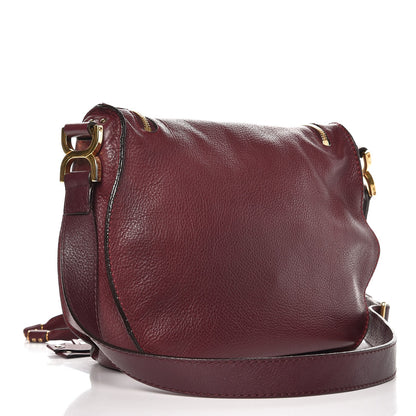 Chloe Calfskin Medium Marcie Crossbody Bag Plum Purple 3 of 11