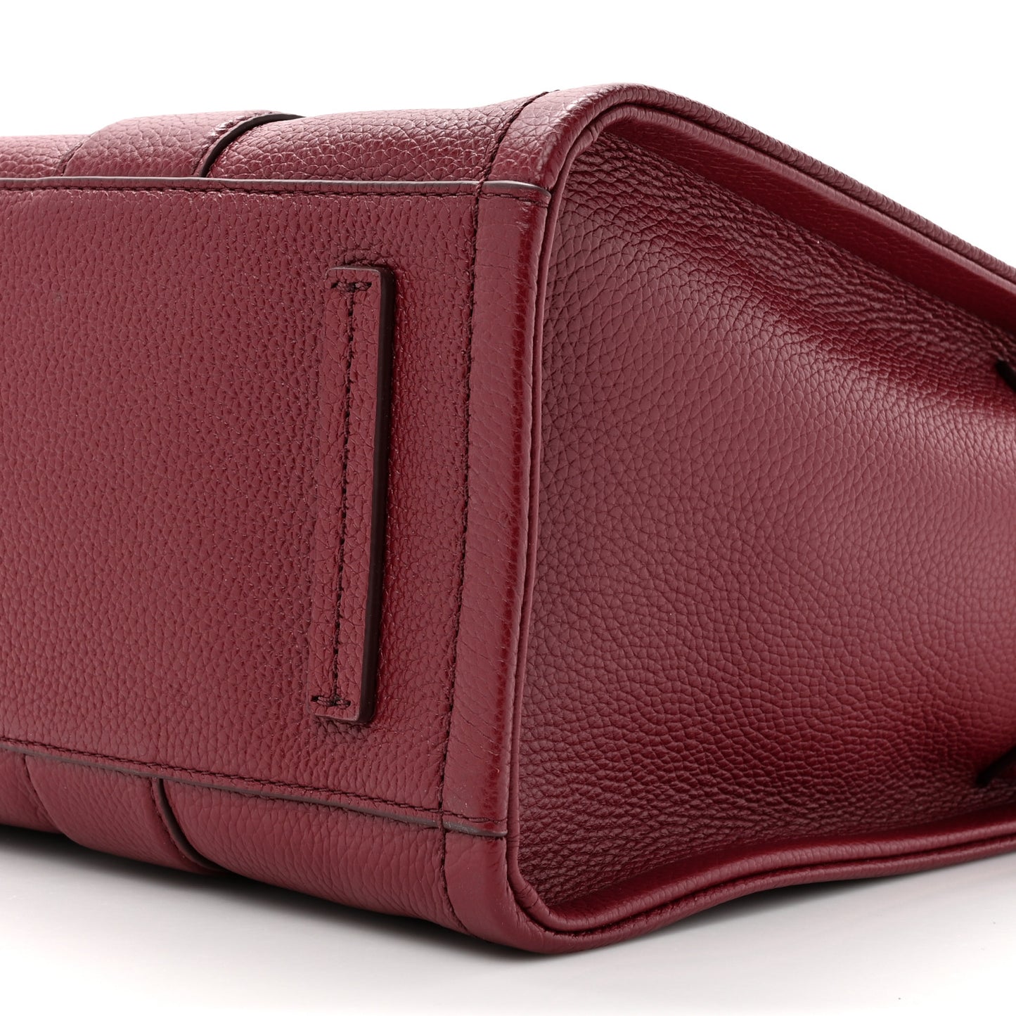 Grained Calfskin Large The Tote Bag Cherry