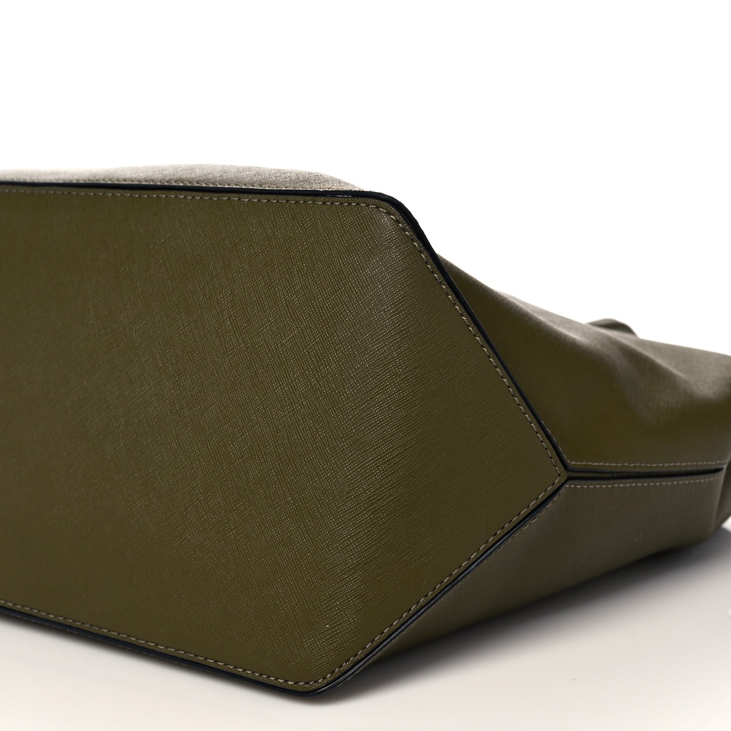 Marc Jacobs Calfskin Embossed Logo East West Shopper Tote Olive Geen 11 of 13