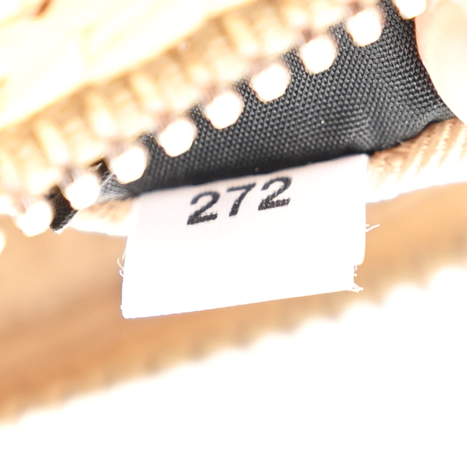 Prada Yarn Raffia Effect Crochet Triangle Shoulder Bag Naturale 8 of 11