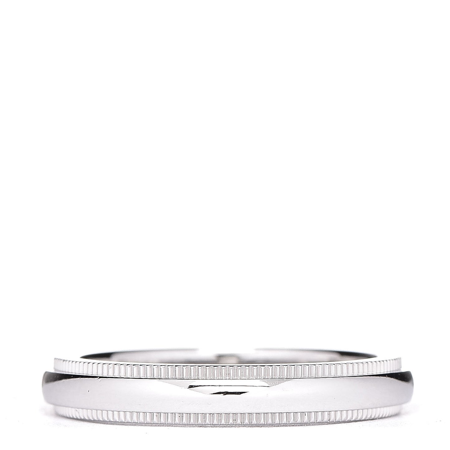 Platinum 3mm Milgrain Wedding Band Ring 49 4.75