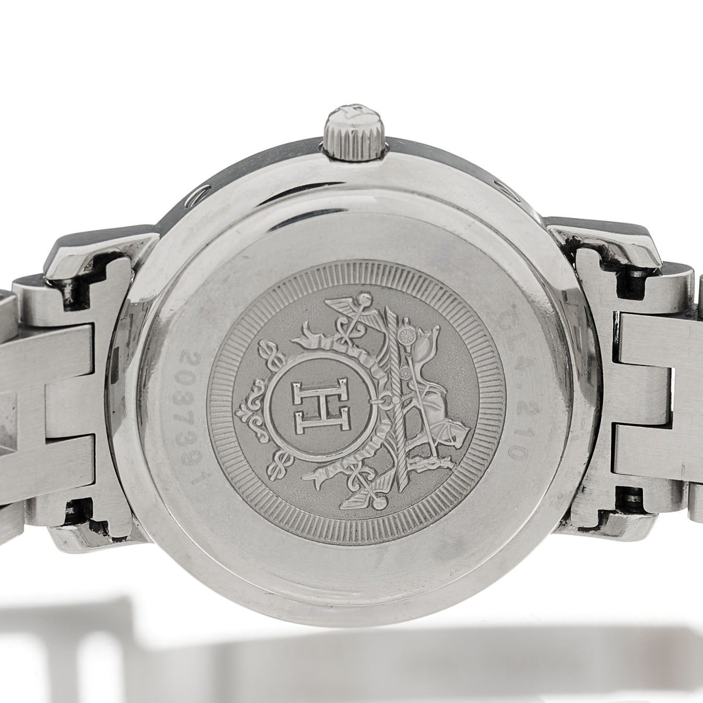 Stainless Steel 24mm Clipper Quartz Watch White