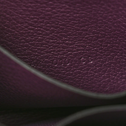 Hermes Evercolor Bi-Color Constance Slim Wallet Cassis Bleu Royale 8 of 9