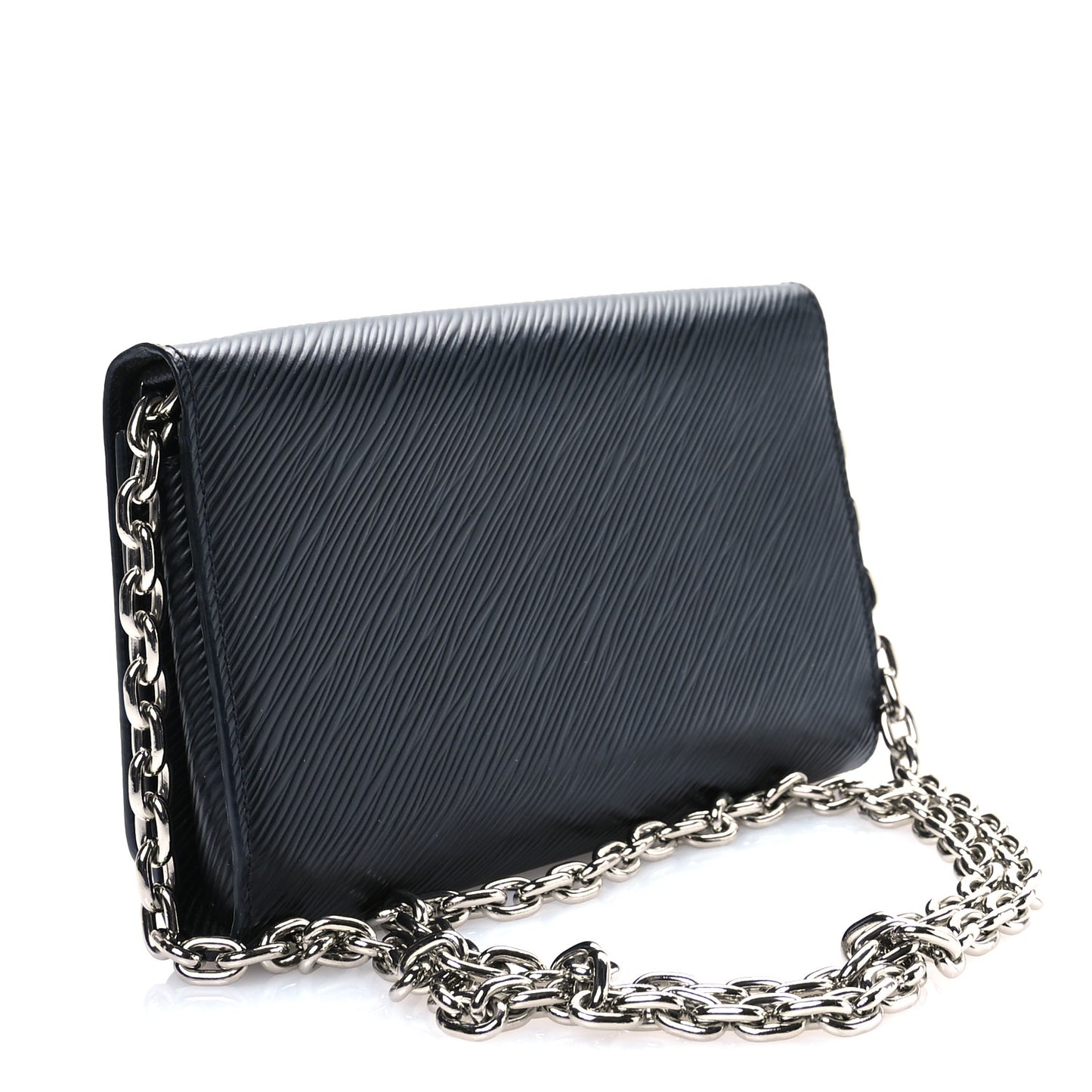 Epi Twist Chain Wallet Black