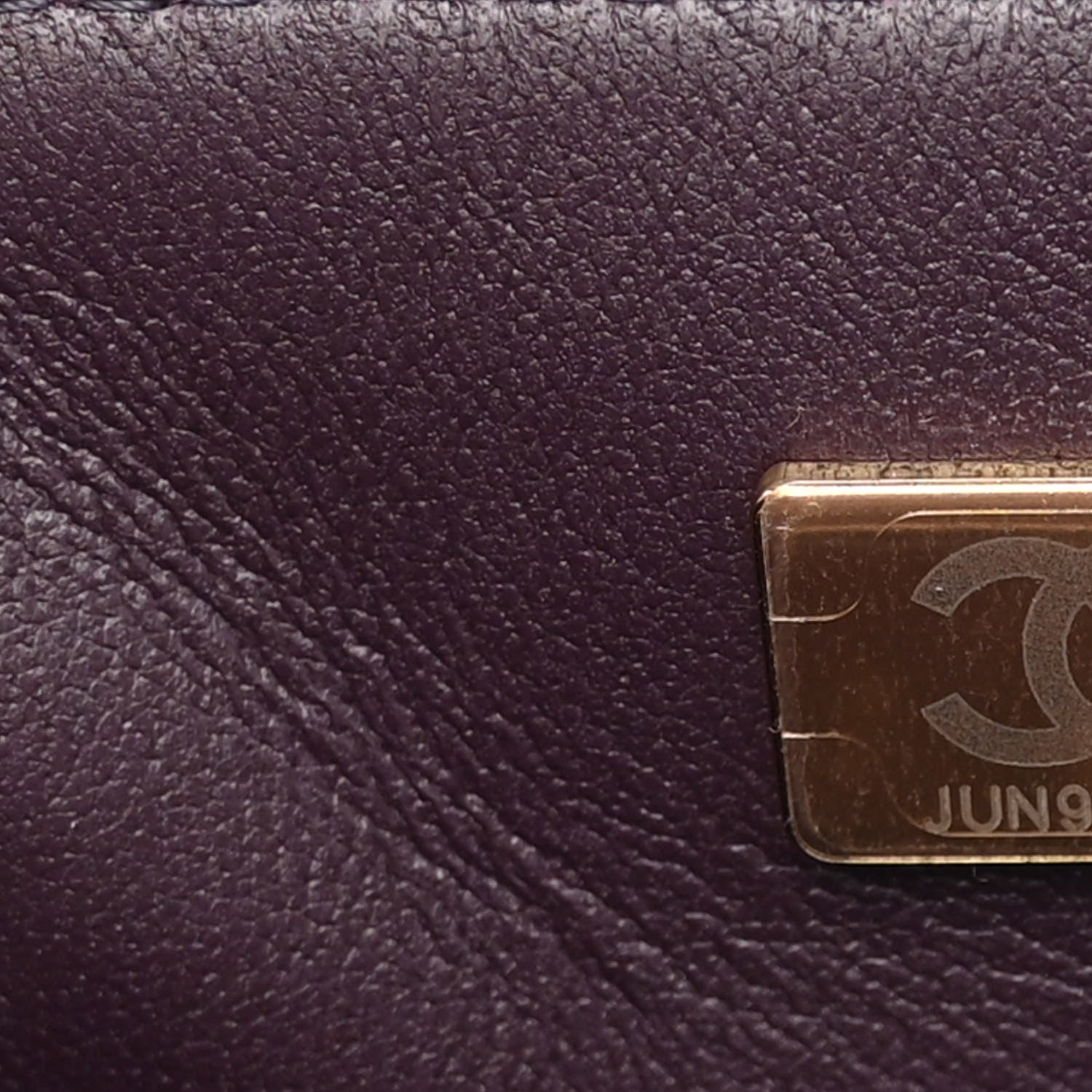 Chanel Shaded Patent Calfskin Quilted Mini Rectangular Flap Red Yellow Dark Purple 7 of 10