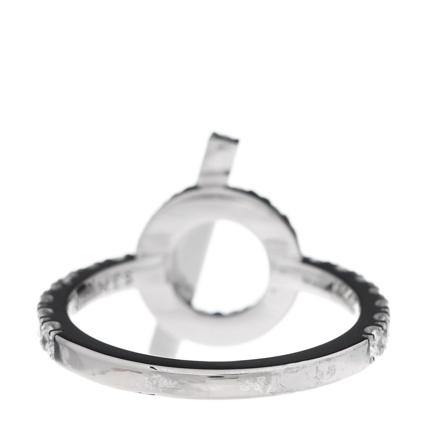 18K White Gold Diamond Finesse Ring 53 6.25