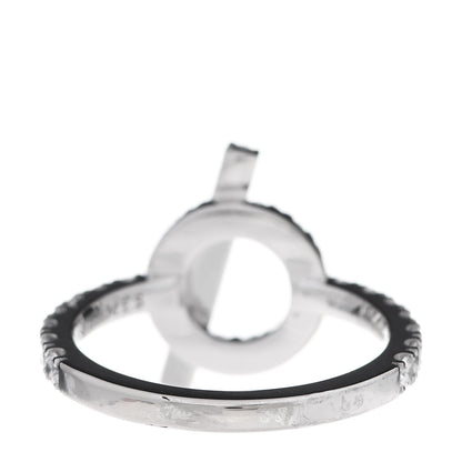 Hermes 18K White Gold Diamond Finesse Ring 53 6.25 3 of 7