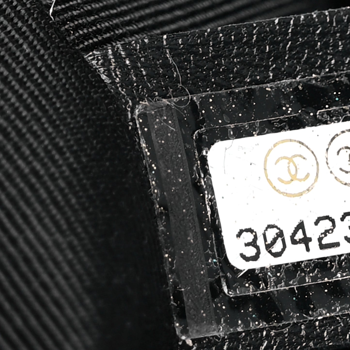 Shearling Tweed Shopper Tote Black