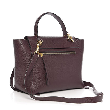 Celine Grained Calfskin Micro Belt Bag Burgundy 2 of 10