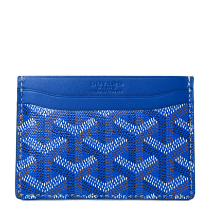 Goyard Goyardine Saint Sulpice Card Holder Sky Blue 1 of 8