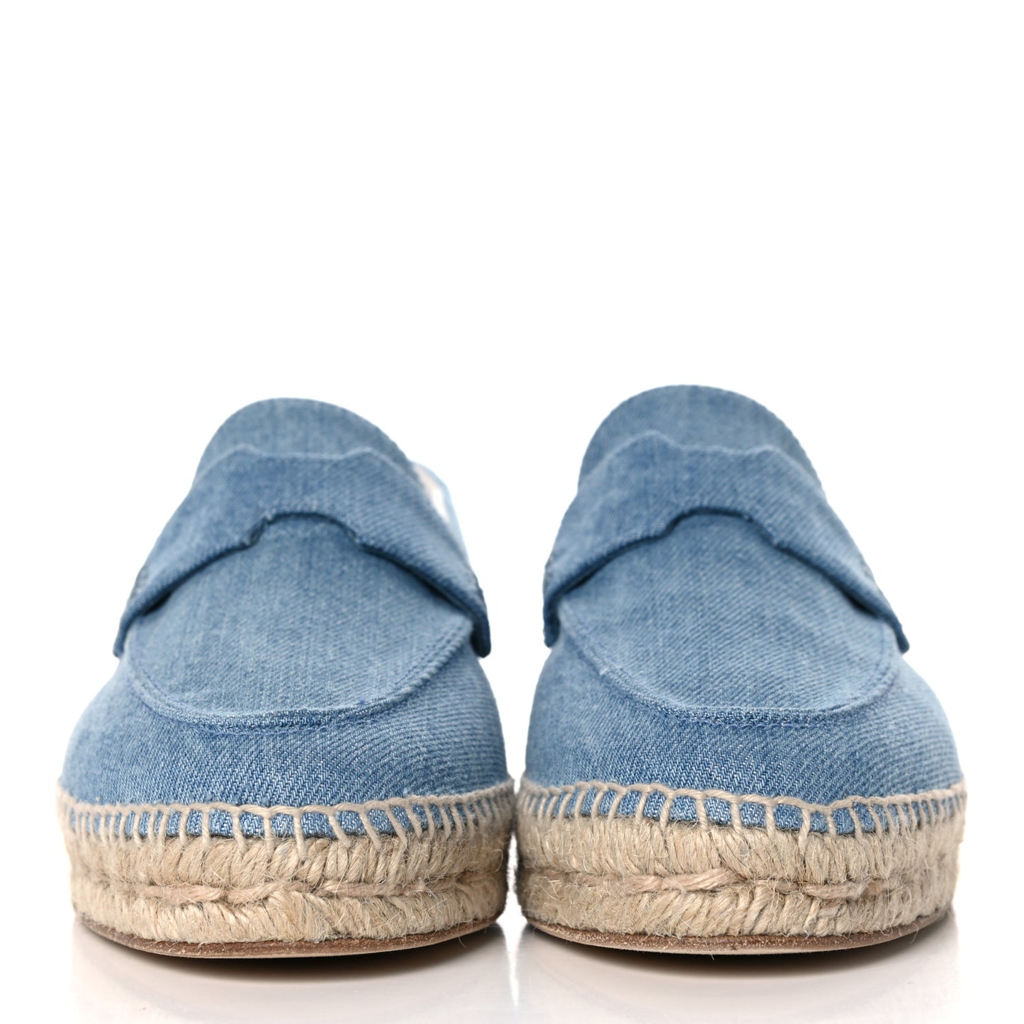 Denim Canvas Womens Trip Espadrilles 39 Bleu Clair