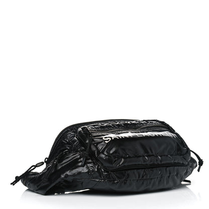 Saint Laurent Nylon Logo Ripstop Body Belt Bag Black 3 of 4