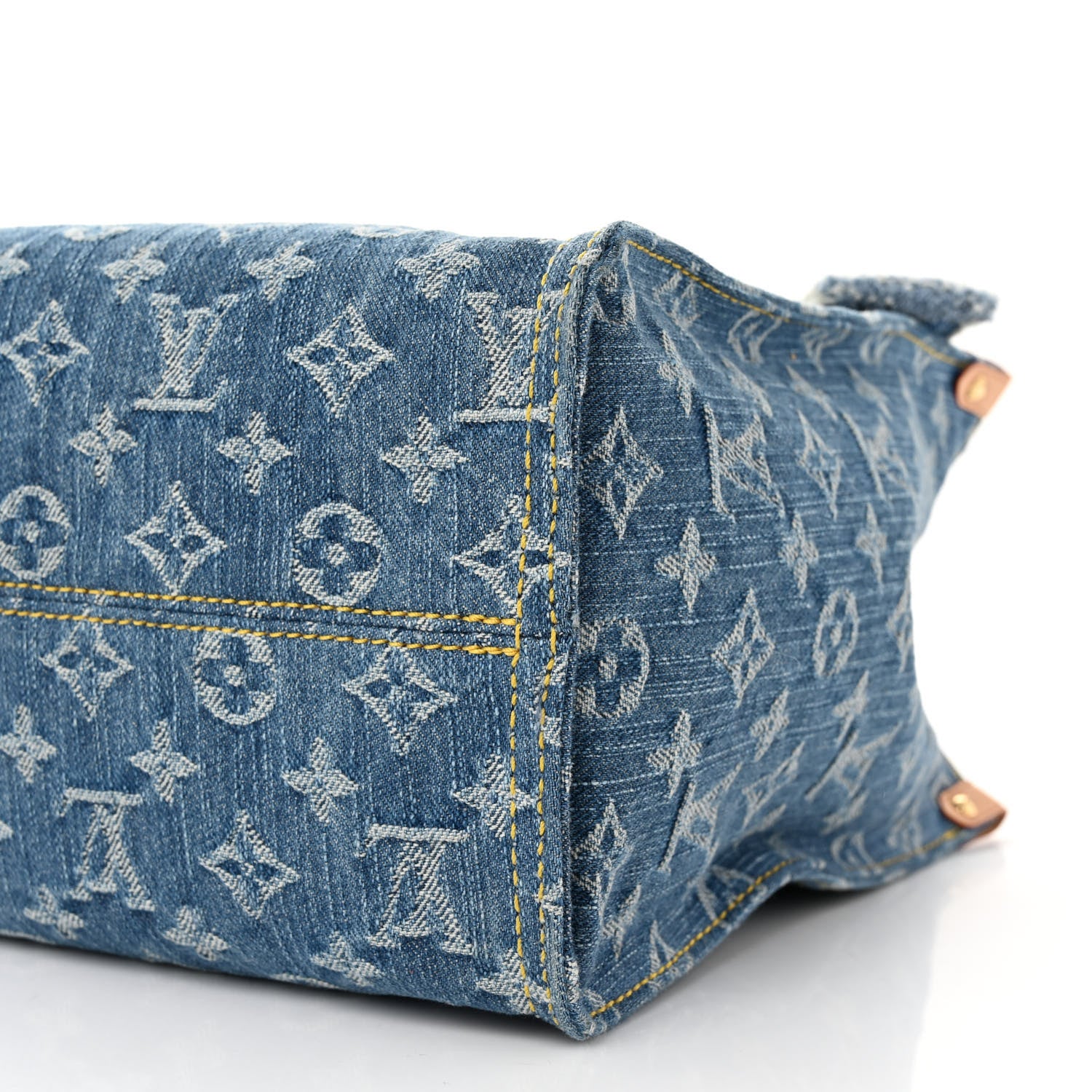 Louis Vuitton Monogram Denim Onthego MM Blue 9 of 9