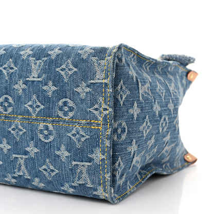 Louis Vuitton Monogram Denim Onthego MM Blue 9 of 9