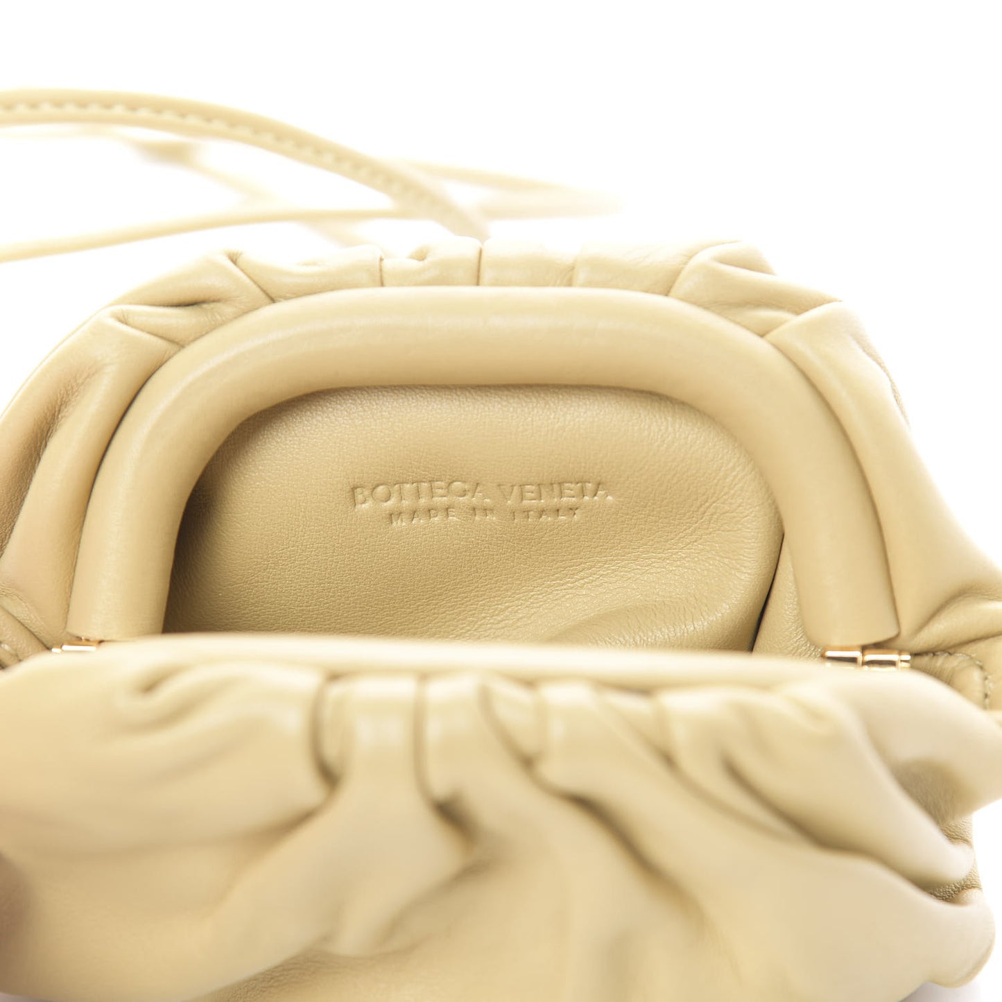 Butter Calfskin Coin Purse Tapioca