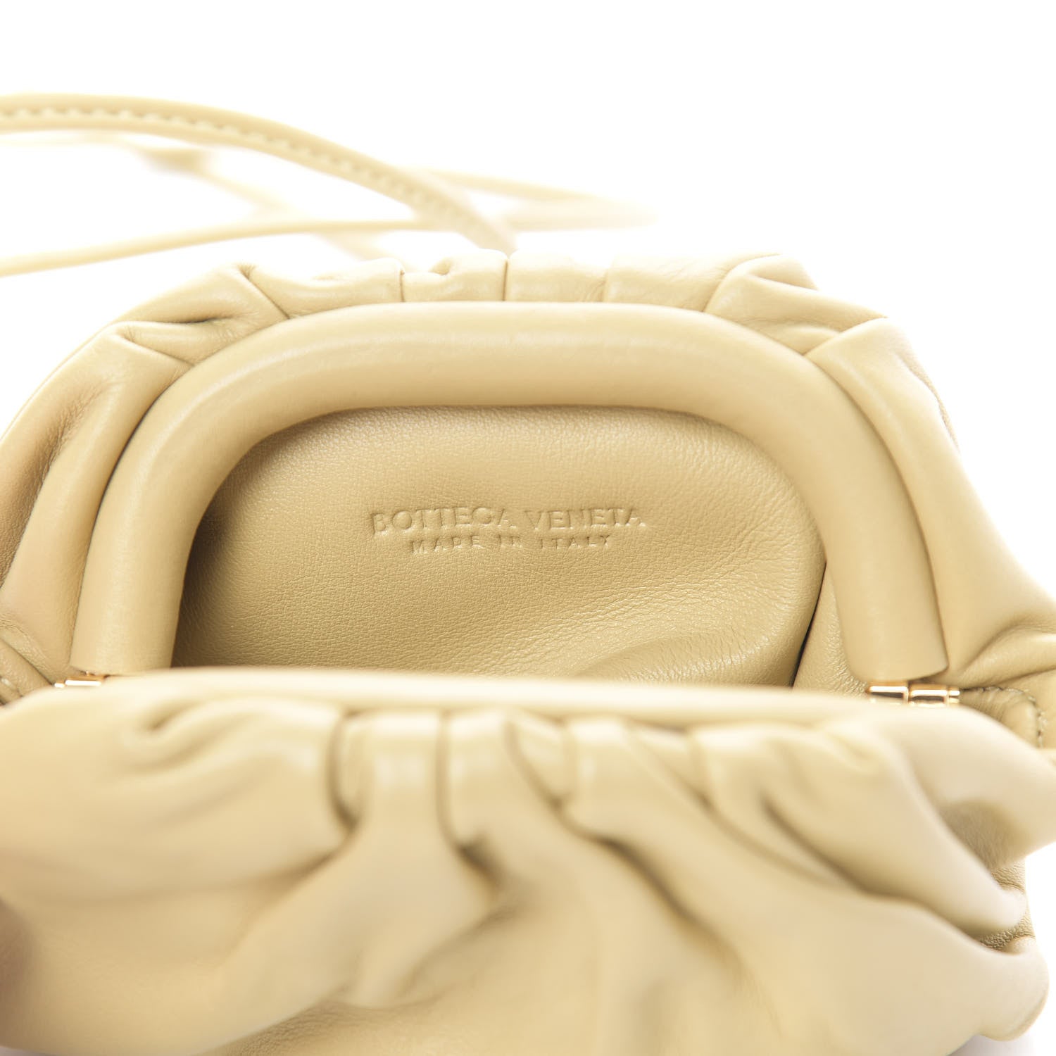 Bottega Veneta Butter Calfskin Coin Purse Tapioca 6 of 11