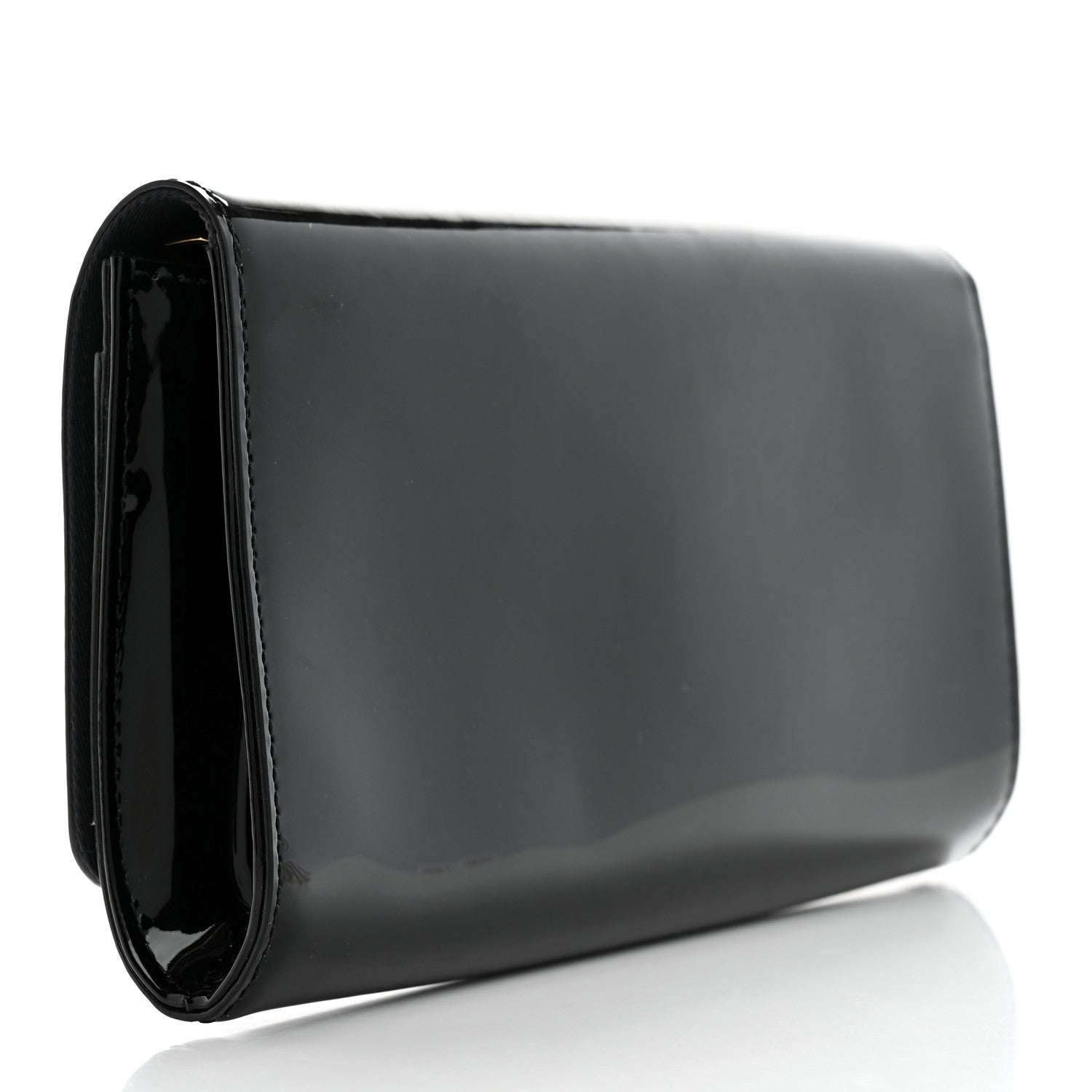 Louis Vuitton Patent Neo Sobe Louise EW Clutch Black 3 of 6