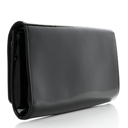 Louis Vuitton Patent Neo Sobe Louise EW Clutch Black 3 of 6