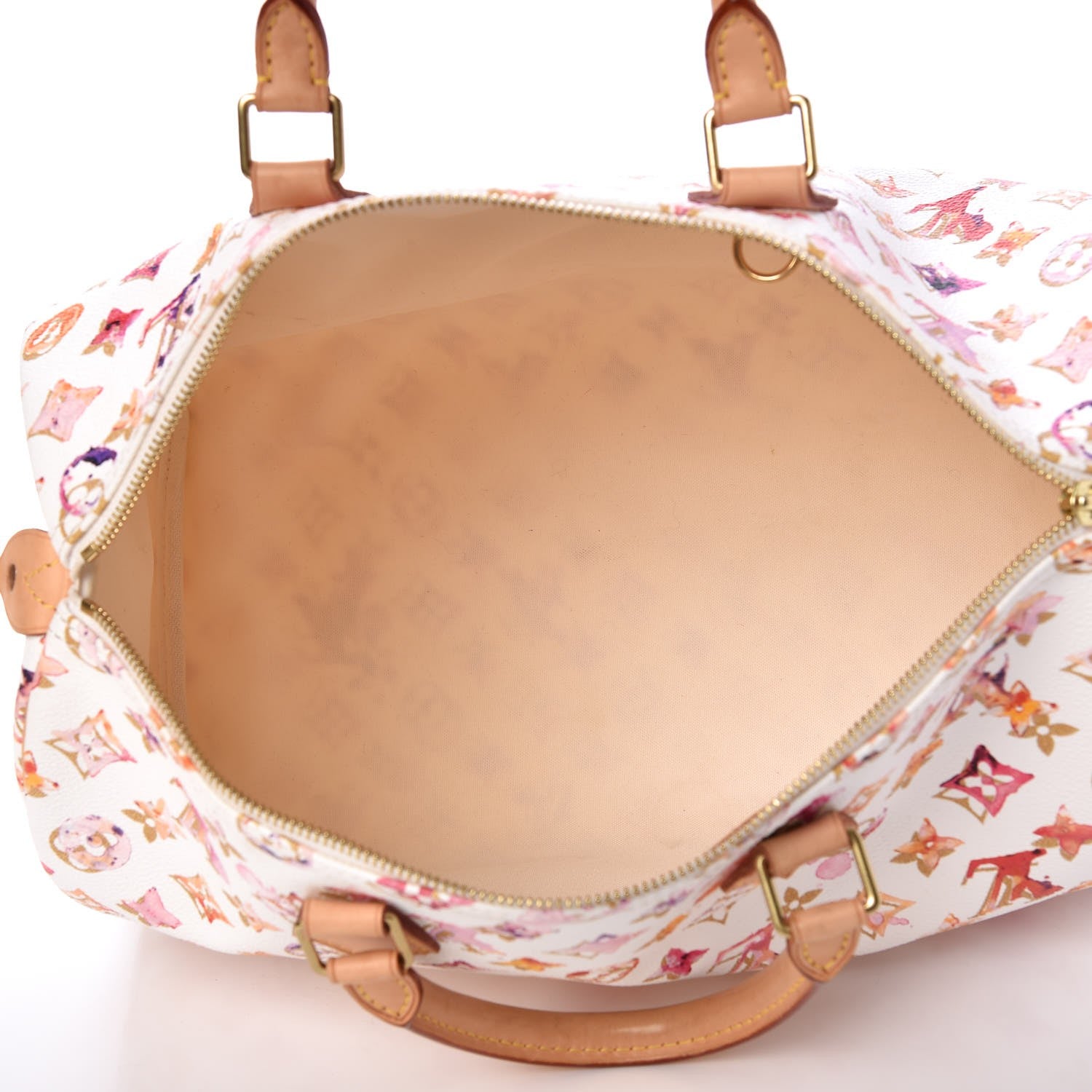 Louis Vuitton Watercolor Aquarelle Speedy 35 White 5 of 12