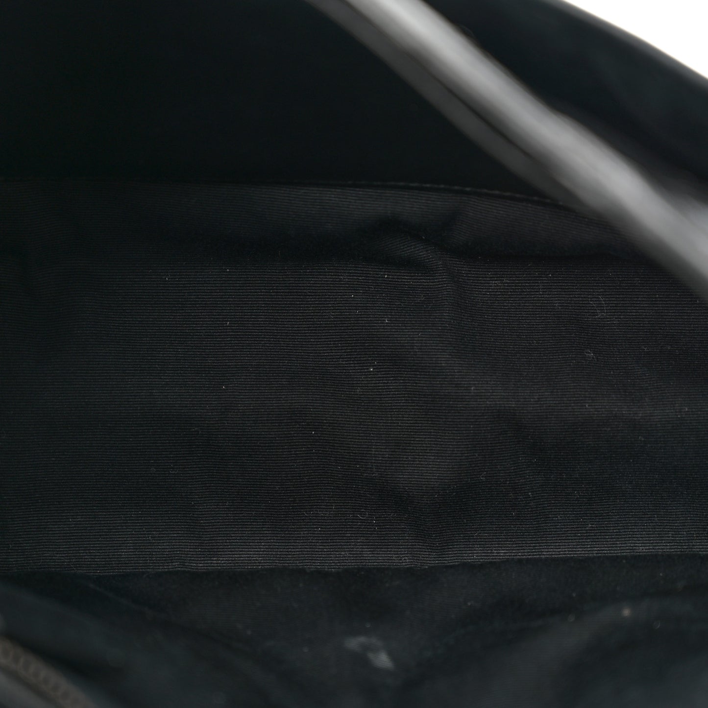 Crinkled Calfskin Matelasse Monogram Medium Niki Chain Satchel Black