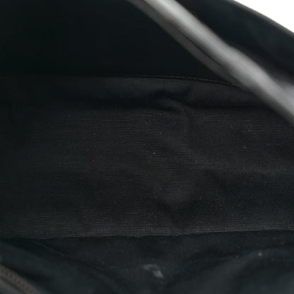 Saint Laurent Crinkled Calfskin Matelasse Monogram Medium Niki Chain Satchel Black 5 of 14