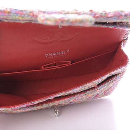 Chanel Tweed Quilted Medium Double Flap Multicolor 5 of 9