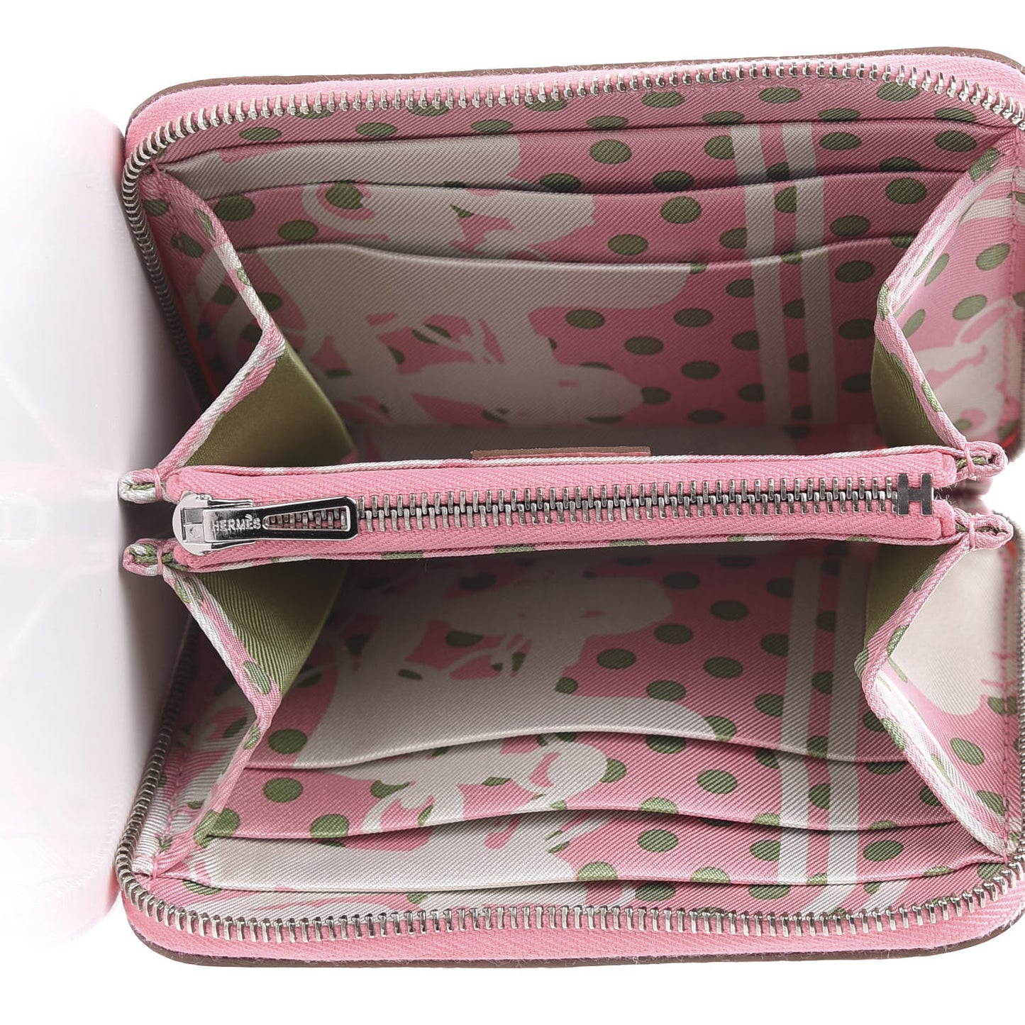 Epsom Silk'in Compact Wallet Rose Confetti