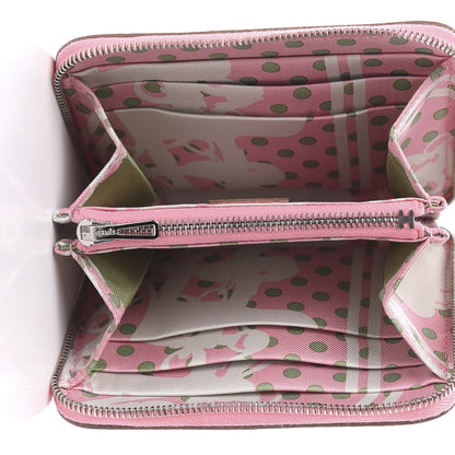Hermes Epsom Silk'in Compact Wallet Rose Confetti 5 of 7