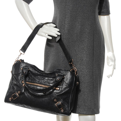 Balenciaga Agneau Giant 21 Rose Gold Hardware City Black 2 of 7
