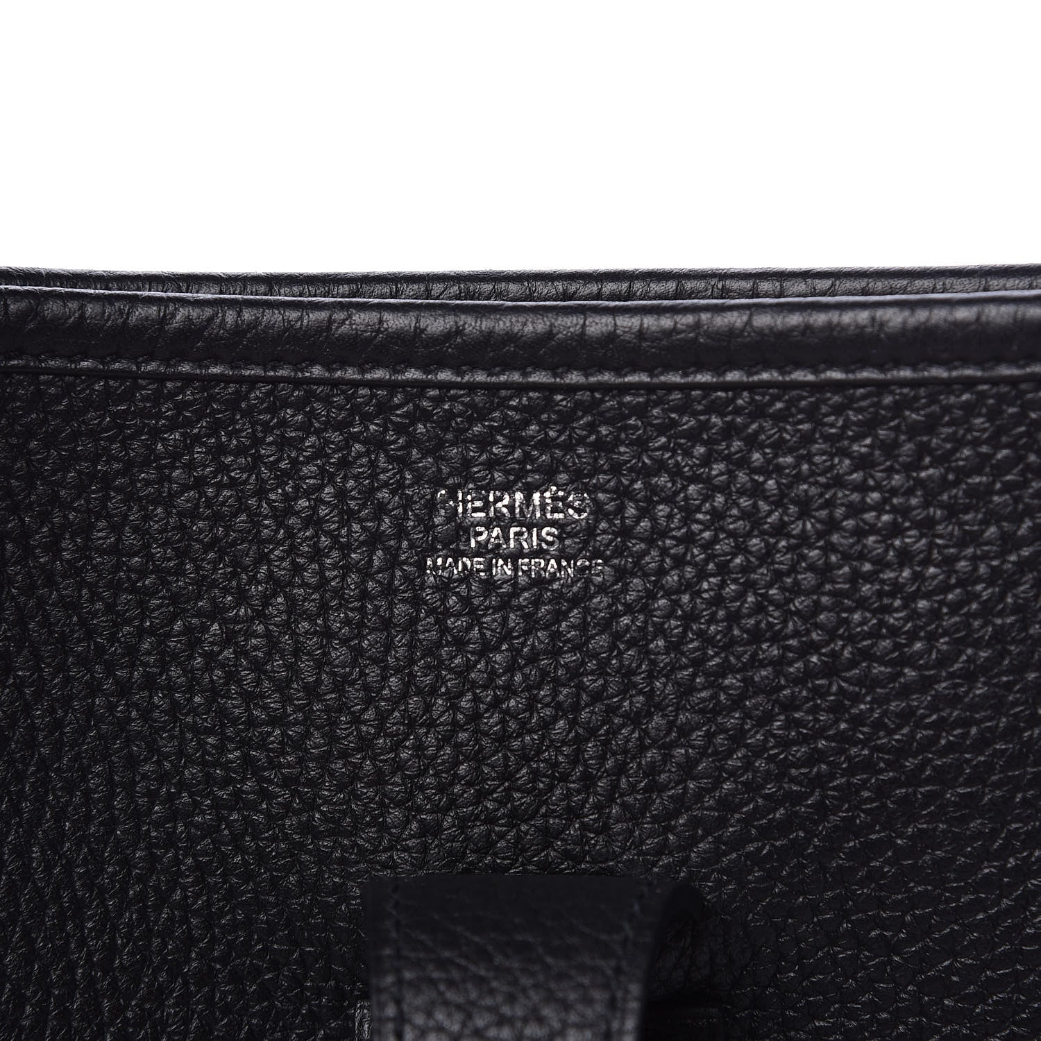 Hermes Taurillon Clemence Evelyne III GM Black 6 of 10