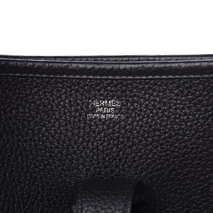 Hermes Taurillon Clemence Evelyne III GM Black 6 of 10