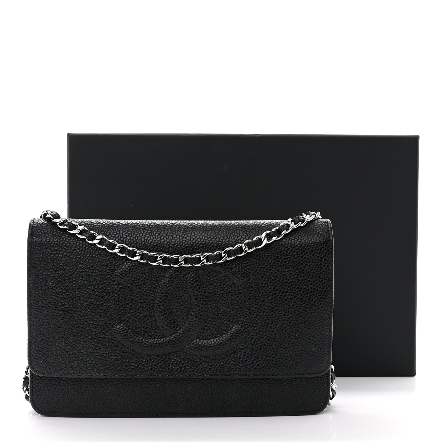 Caviar Timeless CC Wallet on Chain WOC Black