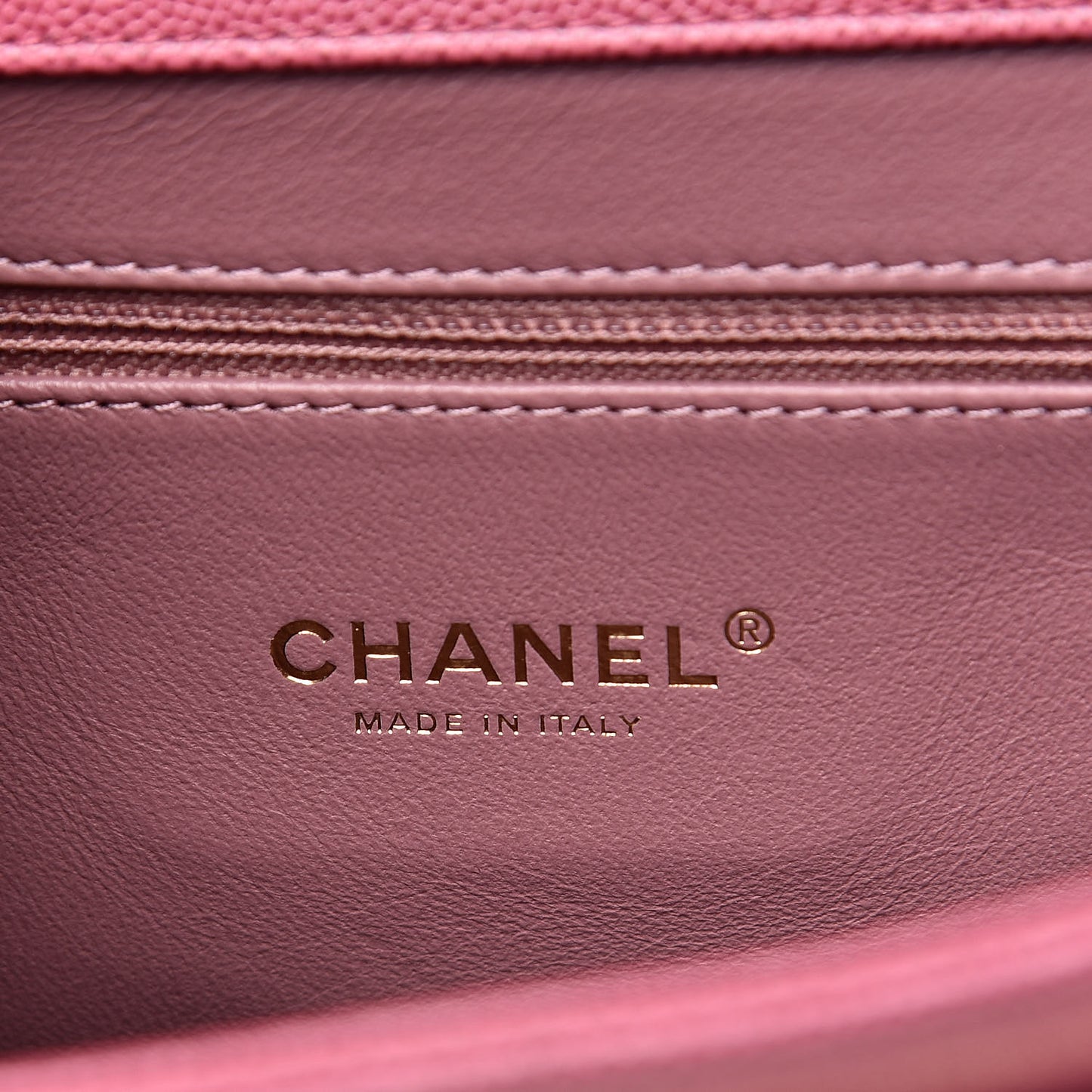 Caviar Quilted Small Business Affinity Flap Dark Pink