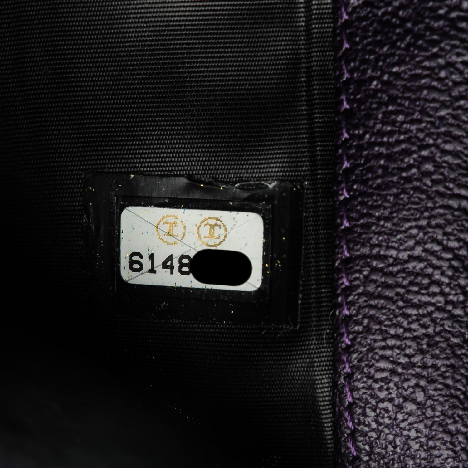 Chanel Goatskin Bi-Fold Wallet Purple 8 of 8