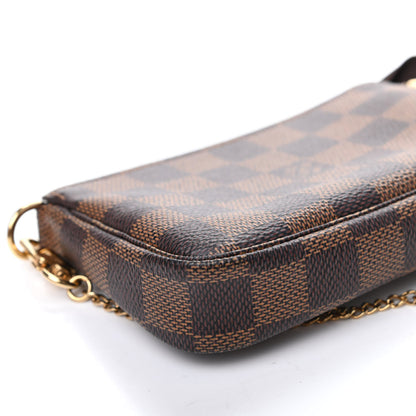Louis Vuitton Damier Ebene Mini Pochette Accessories 8 of 10