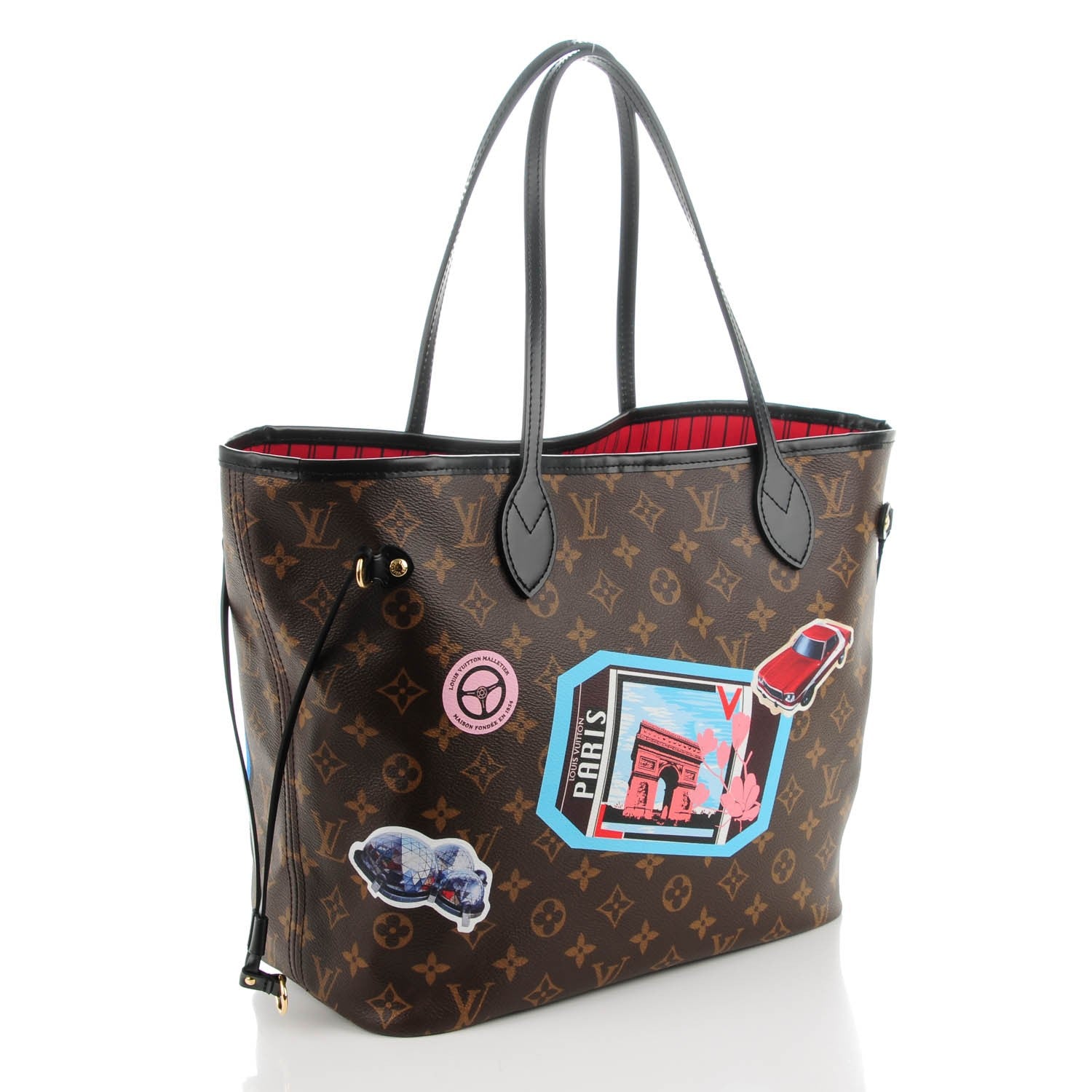 Louis Vuitton Monogram World Tour Neverfull MM 4 of 10