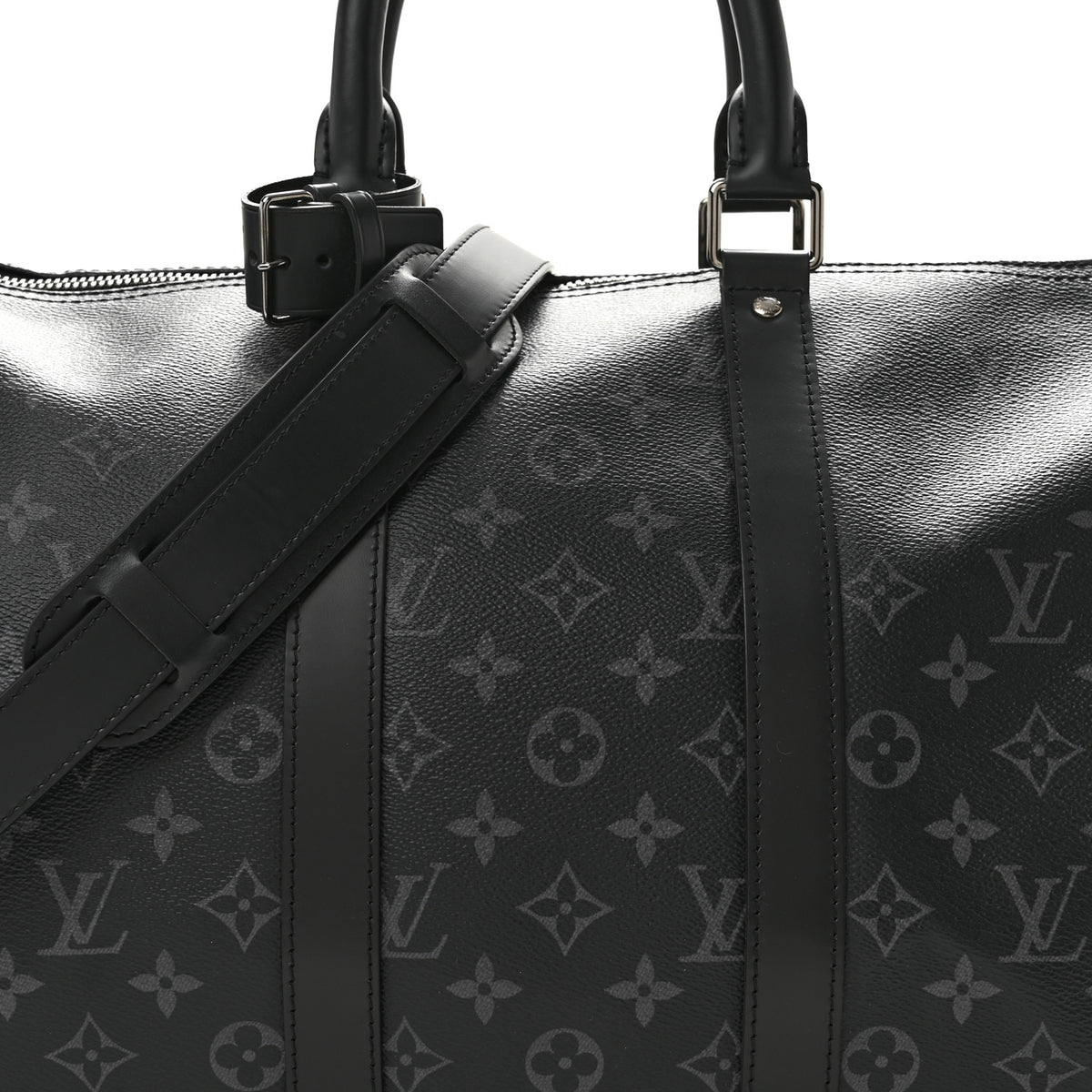 Louis Vuitton Monogram Eclipse Keepall Bandouliere 45 6 of 8