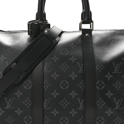 Louis Vuitton Monogram Eclipse Keepall Bandouliere 45 6 of 8