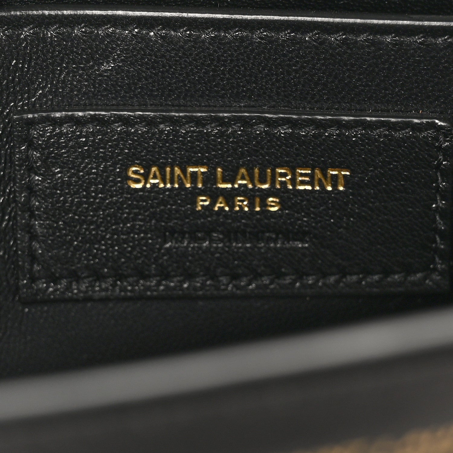 Saint Laurent Calfskin Reverse Satchel Black 6 of 10